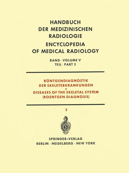 Produktbild: R&ouml;ntgendiagnostik der Skeleterkrankungen Teil 3 / Diseases of the Skeletal System (Roentgen Diagnosis) Part 3