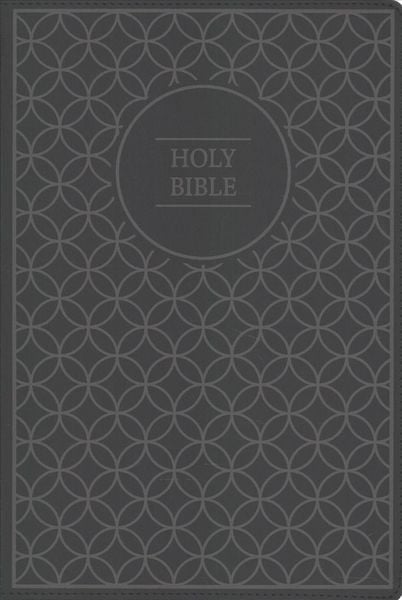 Produktbild: NIV, Value Thinline Bible, Large Print, Imitation Leather, Gray/Black