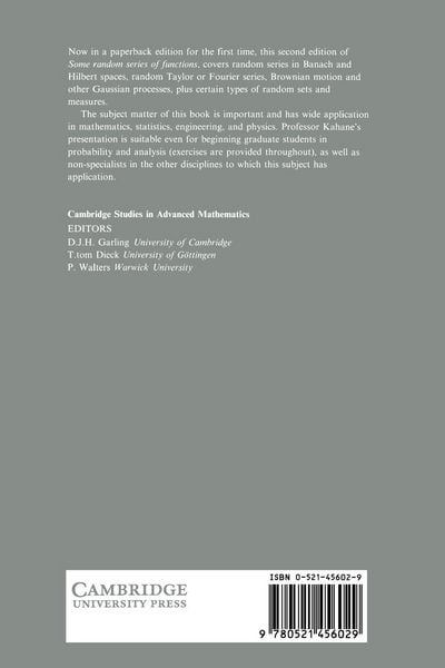 Produktbild: Some Random Series of Functions