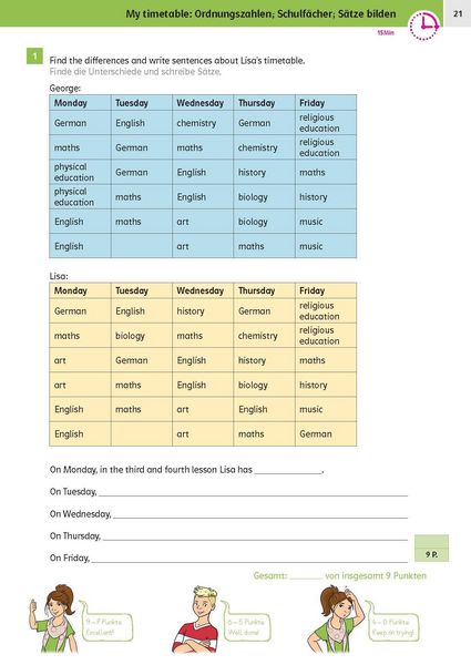 Produktbild: Klett Sicher ins Gymnasium: 15-Minuten-Kurztests Englisch 4. Klasse