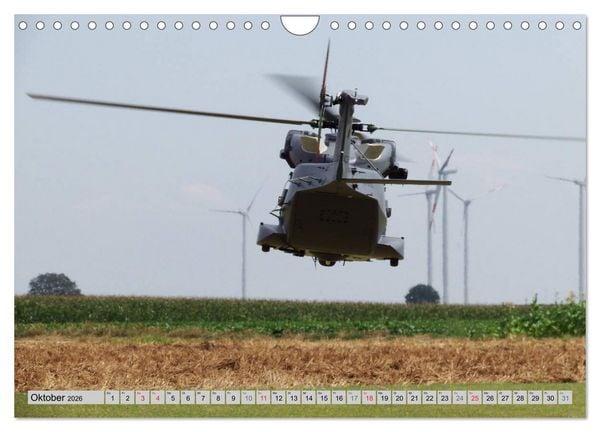 Produktbild: Semiscale-Modellhubschrauber (Wandkalender 2026 DIN A4 quer), CALVENDO Monatskalender