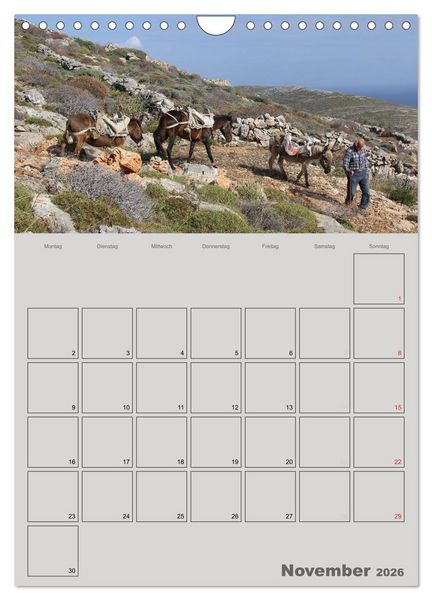 Produktbild: Kykladen, Perlen der &Auml;g&auml;is (Wandkalender 2026 DIN A4 hoch), CALVENDO Monatskalender
