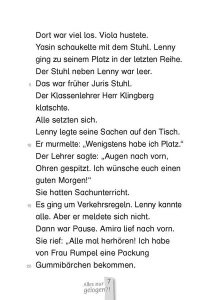 Produktbild: Alles nur gelogen?! &ndash; Lesestufe 1