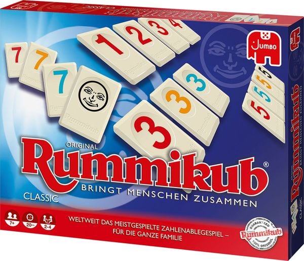 Jumbo 17571 - Original Classic Rummikub - avec sablier - Jeux