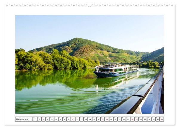 Produktbild: Mosel - facettenreiche Flusslandschaft (Wandkalender 2026 DIN A2 quer), CALVENDO Monatskalender