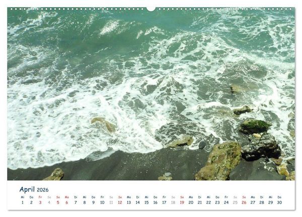 Produktbild: COSTA DEL SOL - Wellenspiel (Wandkalender 2026 DIN A2 quer), CALVENDO Monatskalender