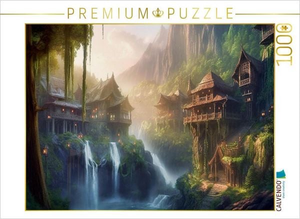 CALVENDO Puzzle Ein Motiv aus dem Kalender Im Reich der Elben | 1000 Teile Lege-Größe 64x48cm Foto-Puzzle für glückliche Stunden