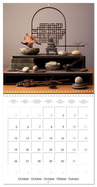 Produktbild: Instant de qui&eacute;tude (Calendrier mural carr&eacute; 2026 30x30 cm) Calendrier double avec une page pour vos prises de notes