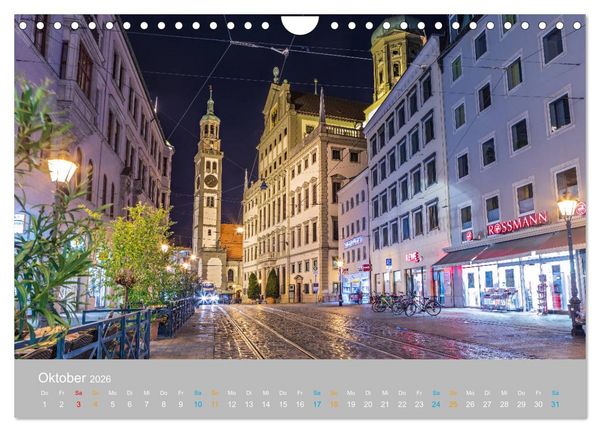 Produktbild: Augsburg - Stadt der Renaissance (Wandkalender 2026 DIN A4 quer), CALVENDO Monatskalender