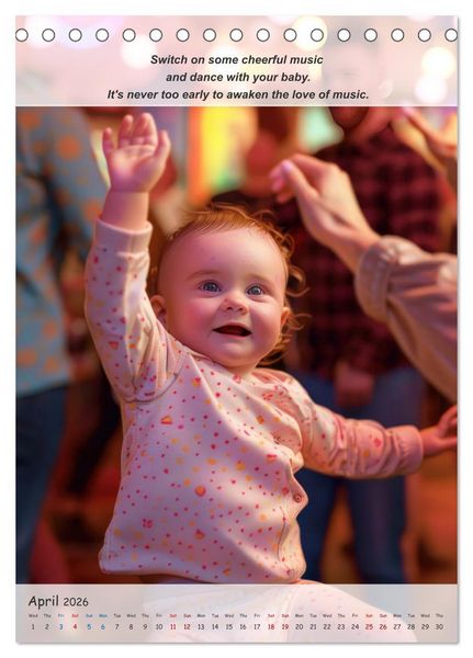Produktbild: No more boredom for your baby (Desk Calendar 2026 DIN A5 portrait), CALVENDO 12 Month DeskCalendar
