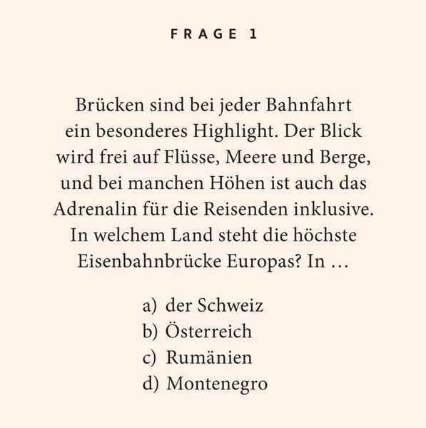 Produktbild: Eisenbahn-Quiz