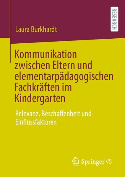 Produktbild: Kommunikation zwischen Eltern und elementarp&auml;dagogischen Fachkr&auml;ften im Kindergarten