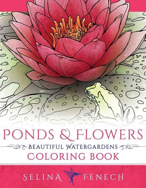 Produktbild: Ponds and Flowers - Beautiful Watergardens Coloring Book