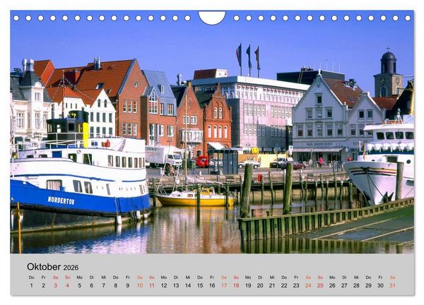 Produktbild: Schleswig-Holstein, Urlaubsland zwischen Nord- und Ostsee (Wandkalender 2026 DIN A4 quer), CALVENDO Monatskalender