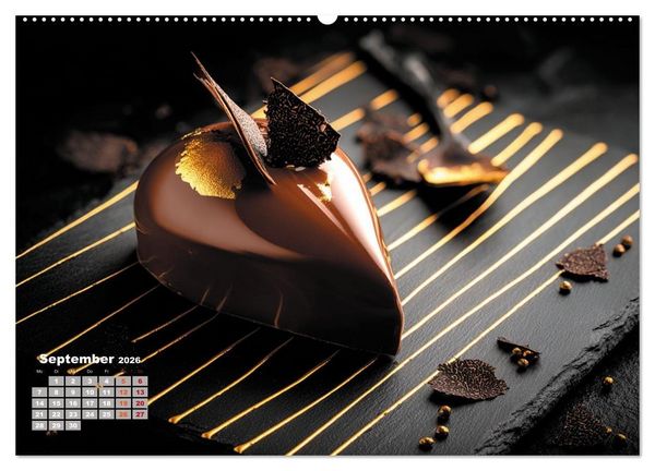 Produktbild: S&uuml;&szlig;e Verf&uuml;hrungen - Exquisite Desserts (hochwertiger Premium Wandkalender 2026 DIN A2 quer), Kunstdruck in Hochglanz