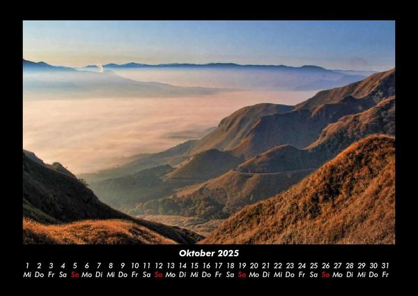 Produktbild: Bergige Welten 2025 Fotokalender DIN A3