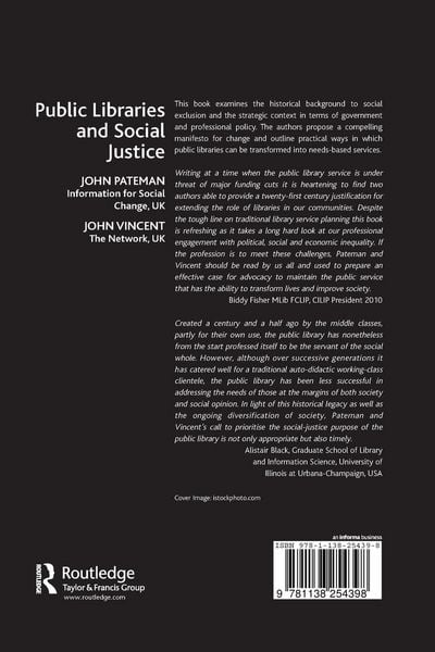 Produktbild: Public Libraries and Social Justice