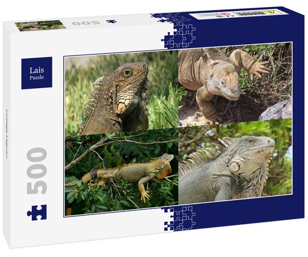 Produktbild: Lais Puzzle Collage Leguan 500 Teile