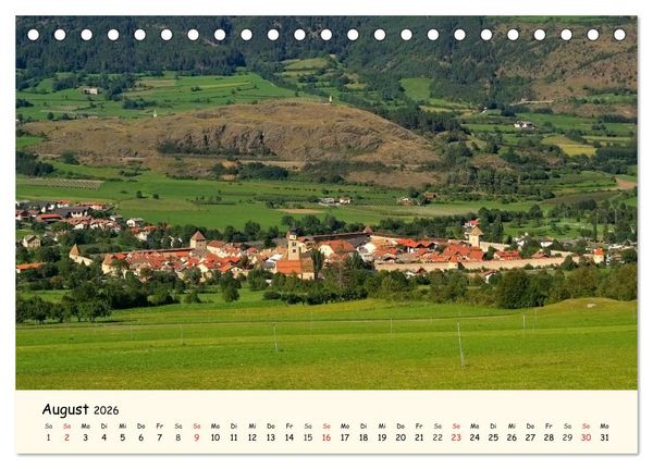 Produktbild: Vinschgau - Die Sonnenseite S&uuml;dtirols (Tischkalender 2026 DIN A5 quer), CALVENDO Monatskalender
