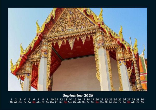 Produktbild: Tempel 2026 Fotokalender DIN A4