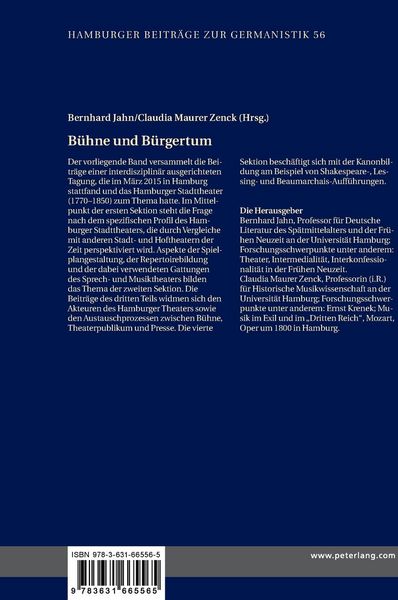 Produktbild: B&uuml;hne und B&uuml;rgertum