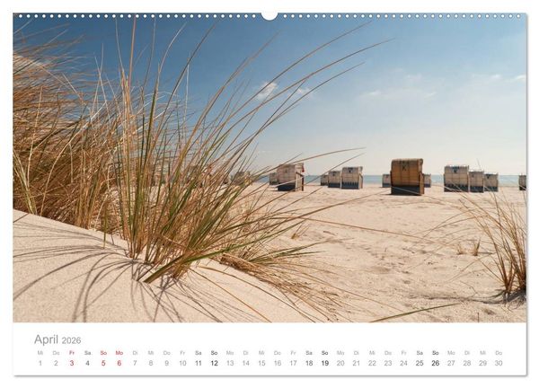Produktbild: Gr&ouml;mitz - Ostseebad an der Sonnenseite (hochwertiger Premium Wandkalender 2026 DIN A2 quer), Kunstdruck in Hochglanz
