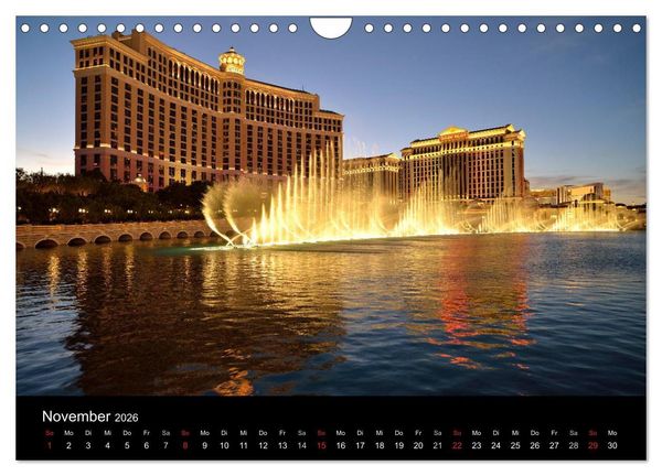 Produktbild: Las Vegas (Wandkalender 2026 DIN A4 quer), CALVENDO Monatskalender