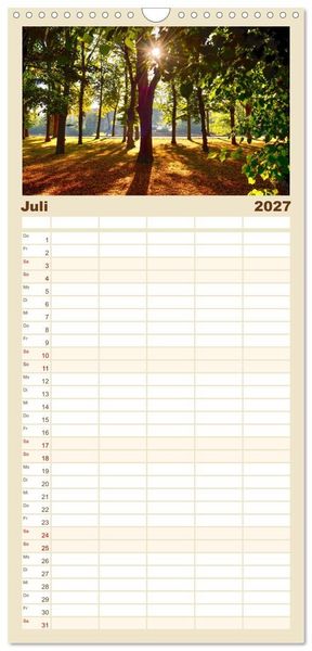 Produktbild: Familienplaner 2027 - Kassel begeistert mit 5 Spalten (Wandkalender, 21 x 45 cm) CALVENDO