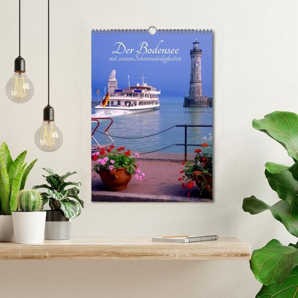 Produktbild: Der Bodensee mit seinen Sehensw&uuml;rdigkeiten (Wandkalender 2026 DIN A3 hoch), CALVENDO Monatskalender