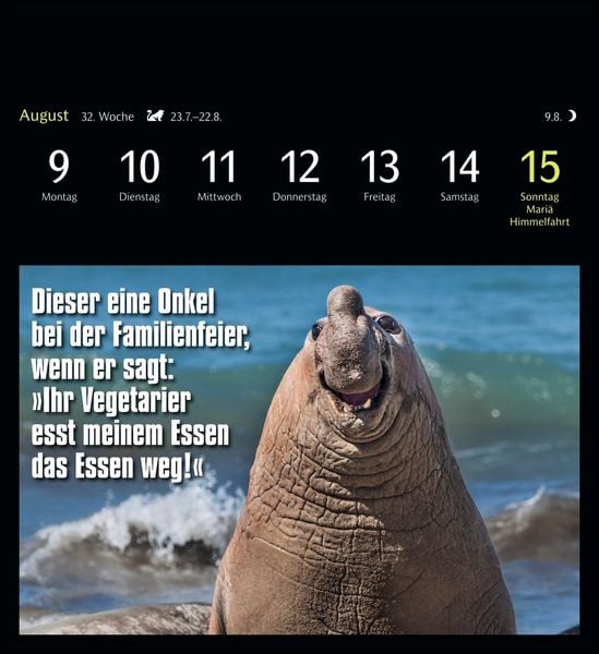 Produktbild: Animal Memes Postkartenkalender 2027 - 53 tierisch witzige Postkarten