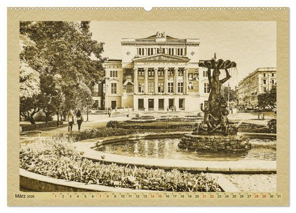 Produktbild: Das Baltikum - Ein Kalender im Zeitungsstil (hochwertiger Premium Wandkalender 2026 DIN A2 quer), Kunstdruck in Hochglanz