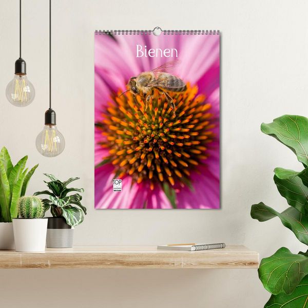 Produktbild: Bienenkalender (Wandkalender 2026 DIN A3 hoch), CALVENDO Monatskalender