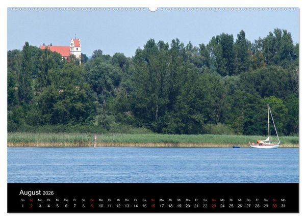 Produktbild: Ein Jahr am BODENSEE (hochwertiger Premium Wandkalender 2026 DIN A2 quer), Kunstdruck in Hochglanz
