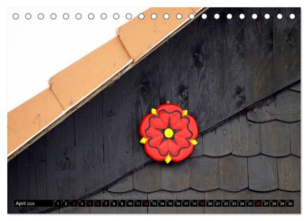 Produktbild: Lippische Rosen (Tischkalender 2026 DIN A5 quer), CALVENDO Monatskalender