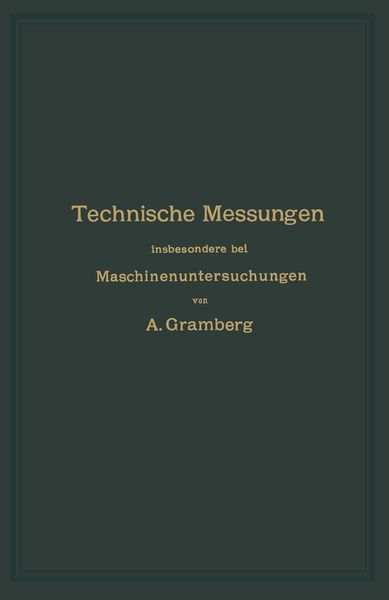 Produktbild: Technische Messungen insbesondere bei Maschinenuntersuchungen