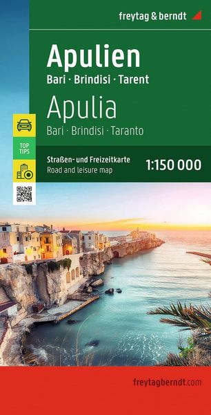 Produktbild: Freytag & berndt Stra&szlig;enkarte Apulien 1:150.000