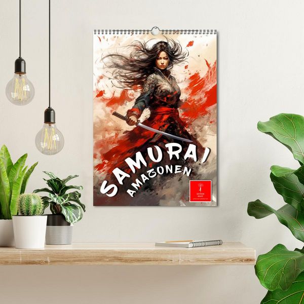 Produktbild: Samurai Amazonen (Wandkalender 2026 DIN A3 hoch), CALVENDO Monatskalender