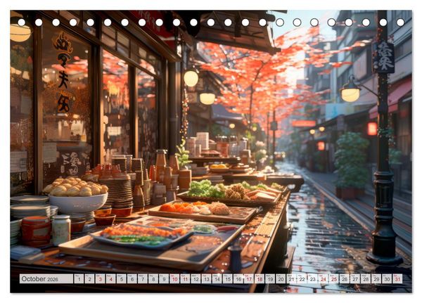 Produktbild: STREET FOOD Impressions around the world (Desk Calendar 2026 DIN A5 landscape), CALVENDO 12 Month DeskCalendar