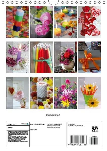 Produktbild: Gratulation ! (Wandkalender immerw&auml;hrend DIN A4 hoch)