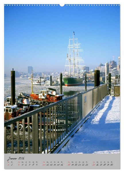 Produktbild: Hamburg - Eine Stadt mit vielen Gesichtern (Wandkalender 2026 DIN A2 hoch), CALVENDO Monatskalender