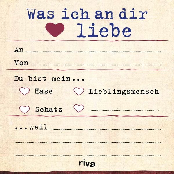 Produktbild: Was ich an dir liebe &ndash; Klebezettel