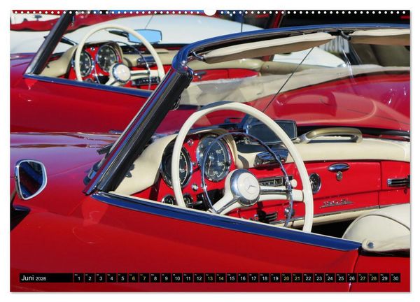 Produktbild: Mercedes SL Classics (Wandkalender 2026 DIN A2 quer), CALVENDO Monatskalender
