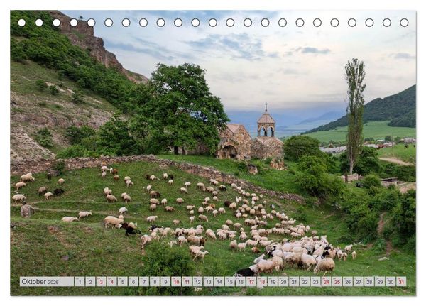 Produktbild: Steine Des Glaubens: Heiliges Armenien (Tischkalender 2026 DIN A5 quer), CALVENDO Monatskalender