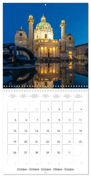 Produktbild: Austria - Vienna (Wall Calendar 2026 12 &times; 12 Inch) CALVENDO 12 Month Wall Calendar