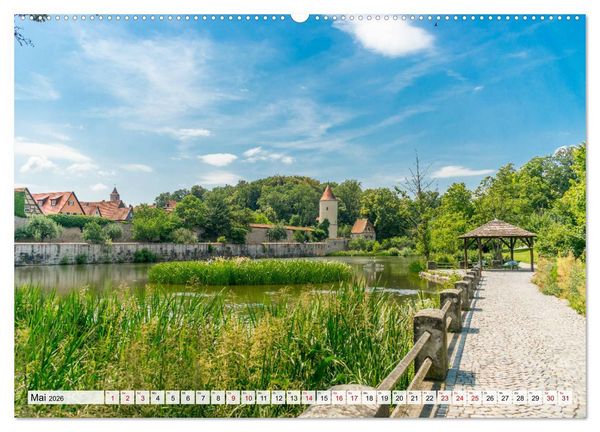 Produktbild: Ein Spaziergang durch Dinkelsb&uuml;hl (Wandkalender 2026 DIN A2 quer), CALVENDO Monatskalender