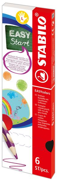 Produktbild: STABILO Ergonomischer Dreikant-Buntstift EASYcolors, f&uuml;r Linksh&auml;nder, hellgr&uuml;n