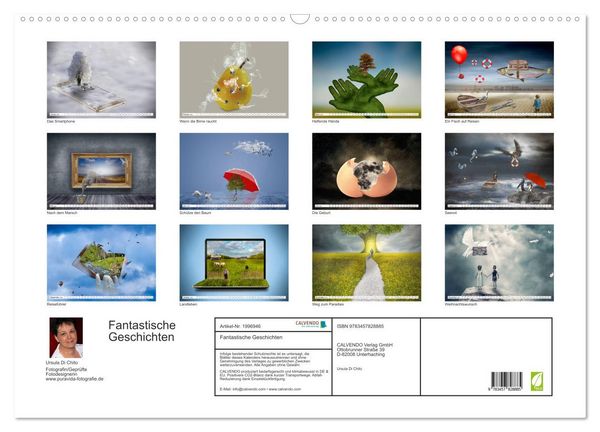 Produktbild: Fantastische Geschichten (Wandkalender 2026 DIN A2 quer), CALVENDO Monatskalender