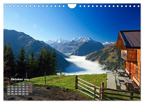 Produktbild: Die weiten T&auml;ler im Salzburger Land (Wandkalender 2026 DIN A4 quer), CALVENDO Monatskalender