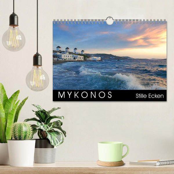 Produktbild: Mykonos - Stille Ecken (Wandkalender 2026 DIN A4 quer), CALVENDO Monatskalender