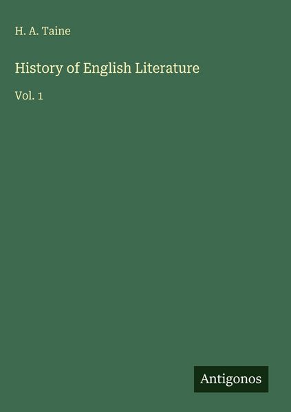 Produktbild: History of English Literature